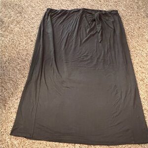 Bobeau Army Green Midi Skirt